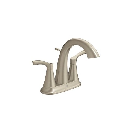 Moen Ash Two-Handle High Arc Bathroom Faucet in Brushed Nickel 58911BN